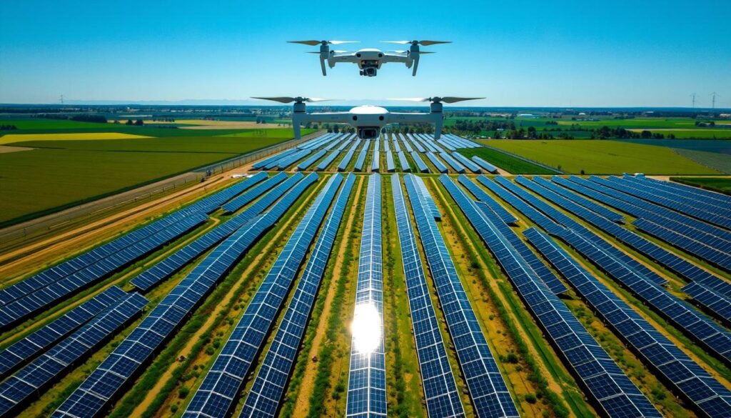 solar farm mapping with drones