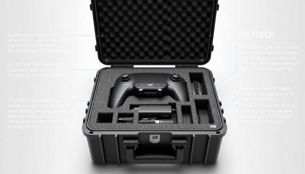 pgytech hardcase for the dji fpv drone combo motion controller