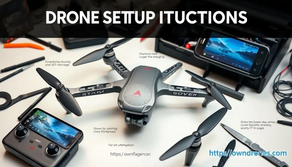 drone setup instructions